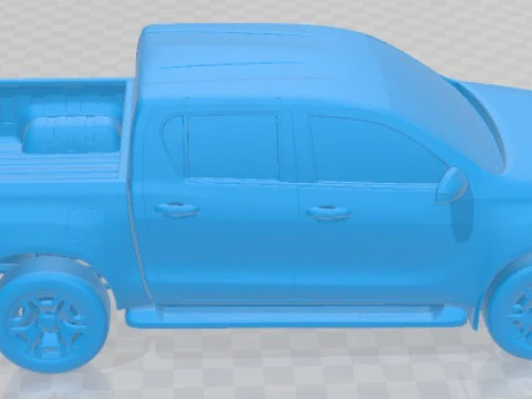 Toyota Hilux Double Cab 2021 Printable Car 3D Print Model