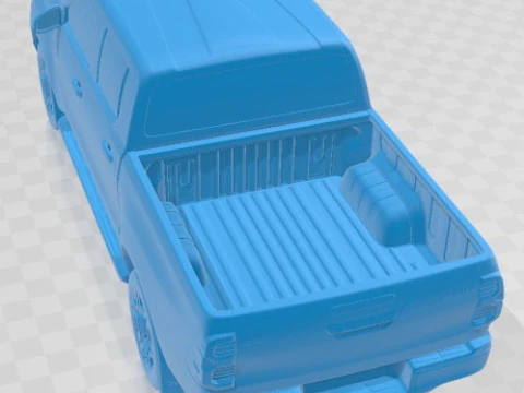 Toyota Hilux Double Cab 2021 Printable Car 3D Print Model