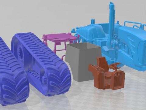 John Deere 9630T Printable Modello di stampa 3D