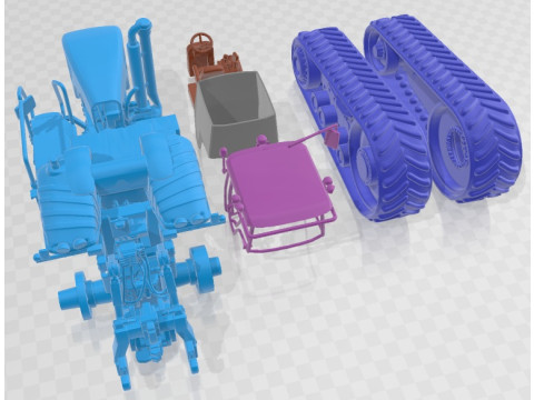 John Deere 9630T Printable Modello di stampa 3D