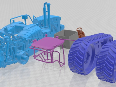 John Deere 9630T Printable Modello di stampa 3D