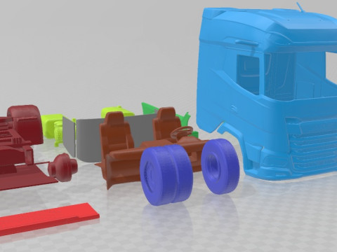 DAF XG Plus FTG 2024 Printable Truck 3D Принт Модель