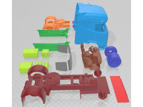 DAF XG Plus FTG 2024 Printable Truck 3D Print Model