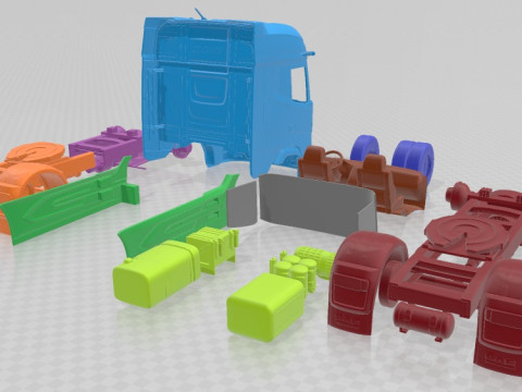 DAF XG Plus FTG 2024 Printable Truck 3D Принт Модель