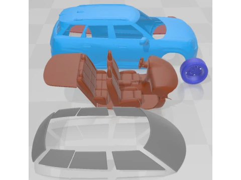 Mini John Cooper Works Aceman Printable Car 3D Print Model