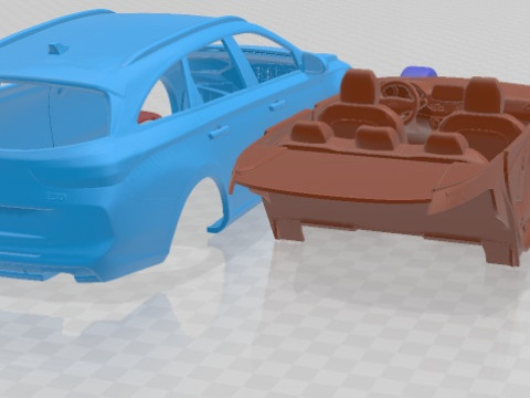 Hyundai I30 Wagon N Line 2020 Printable Car 3D-Druckmodell