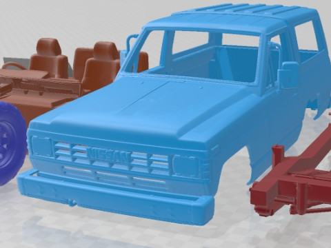 Nissan Patrol 1990 Printable Car Modelo de impresión 3D