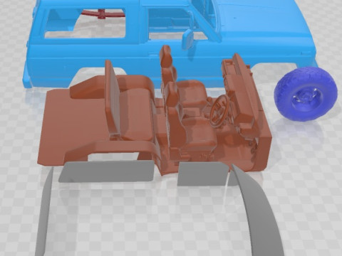 Nissan Patrol 1990 Printable Car 3D 打印模型