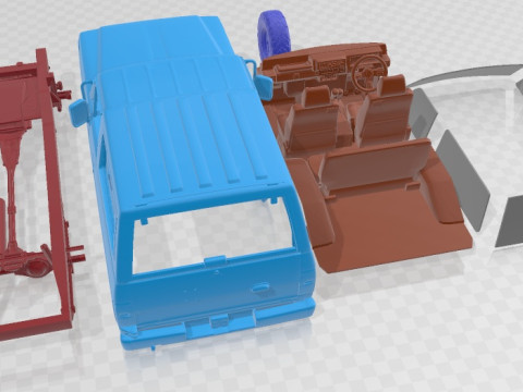 Nissan Patrol 1990 Printable Car 3D 打印模型