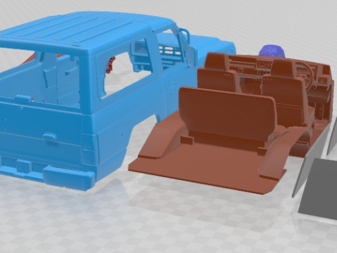 Nissan Patrol 1990 Printable Car 3D 打印模型