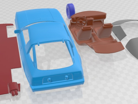 Mazda RX 7 1978 Printable Car 3D 프린트 모델