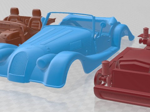 Morgan Plus Four Printable Car 3Dプリントモデル