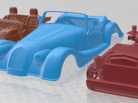 मॉर्गन प्लस फोर प्रिंट करने योग्य कार 3D प्रिंट मॉडल