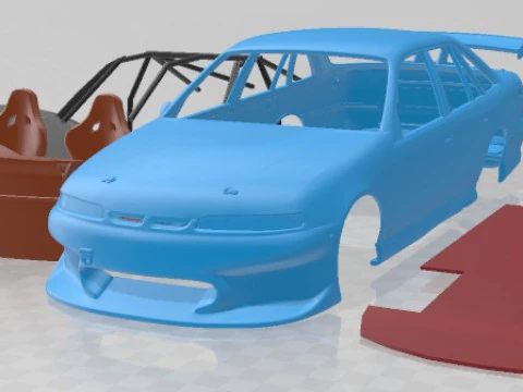 Carro de corrida Holden Commodore 1993 para impress&atilde;o Modelo de Impressão 3D