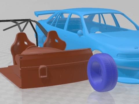 Holden Commodore Race Car 1993 Printable 3D Print Model