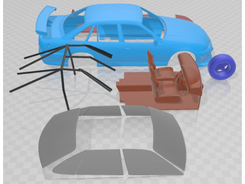 Holden Commodore Race Car 1993 Printable 3D Print Model