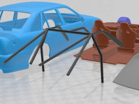 Holden Commodore Race Car 1993 Printable 3D Print Model