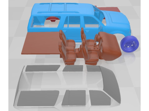 Lincoln Navigator 2007 Printable Car 3D-Druckmodell