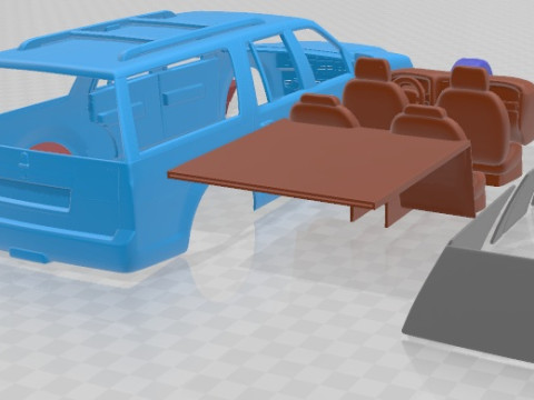 Lincoln Navigator 2007 Printable Car 3D-Druckmodell