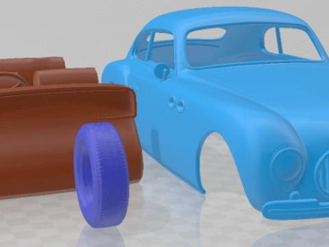Cisitalia 202 1946 Printable Car 3D प्रिंट मॉडल