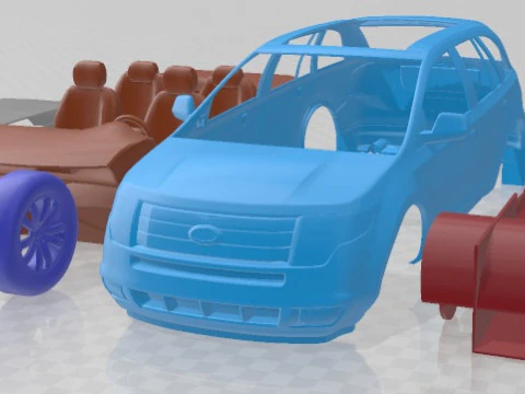 Coche imprimible Edge 2007 Modelo de impresión 3D