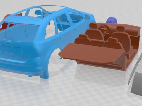 Edge 2007 Printable Car 3D Print Model
