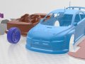 Автомобіль для друку Mitsubishi Lancer Evolution X Rally 3D Принт Модель