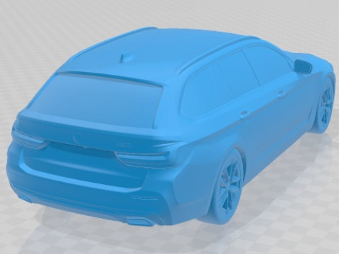 5 Series Touring G31 2021 Printable Car 3D 프린트 모델