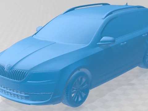 Skoda Octavia 2013 Combi auto stampabile Modello di stampa 3D