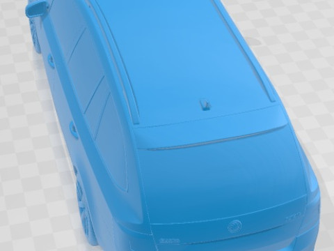 Skoda Octavia 2013 Combi Printable Car 3D Print Model