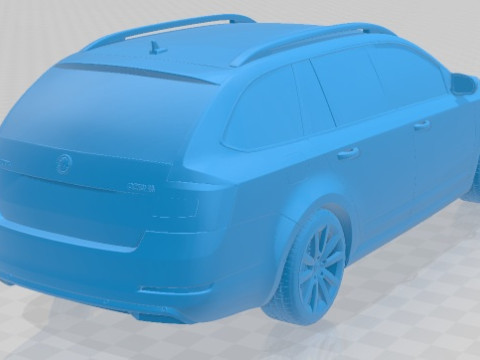 Skoda Octavia 2013 Combi Printable Car 3D Print Model