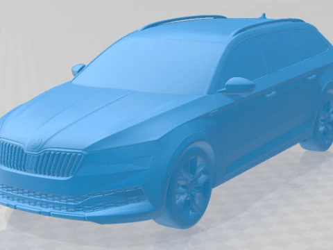 Автомобіль для друку Skoda Superb Scout 2020 3D Принт Модель