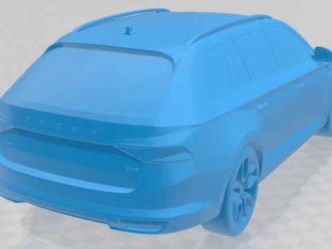 Skoda Superb Scout 2020 Printable Car 3D Print Model