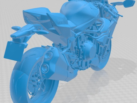 Kawasaki Ninja H2R 2015 Printable Motorbike 3D प्रिंट मॉडल