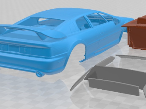 Lotus Esprit V8 2002 Printable Car Modèles 3D en vedette