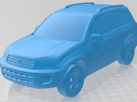 Toyota RAV4 5 portes 2001 Voiture imprimable Modèles 3D en vedette