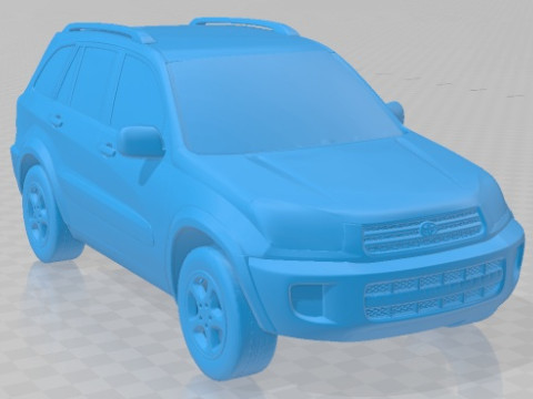 Toyota RAV4 5 Door 2001 Printable Car 3D प्रिंट मॉडल