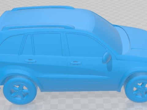 Toyota RAV4 5 Door 2001 Printable Car 3D प्रिंट मॉडल