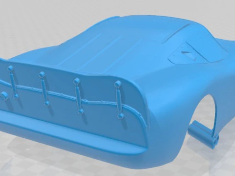 Lightning Mcqueen Zigzag Printable Body Car 3D Print Model