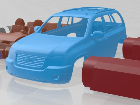 GMC Envoy Printable Car Modello di stampa 3D