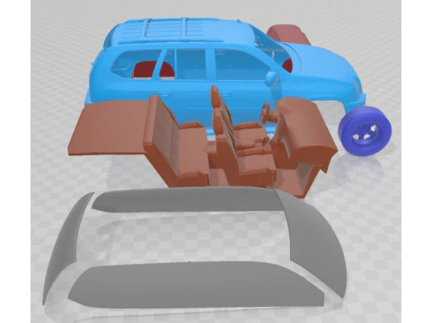 GMC Envoy Printable Car 3D Print Model