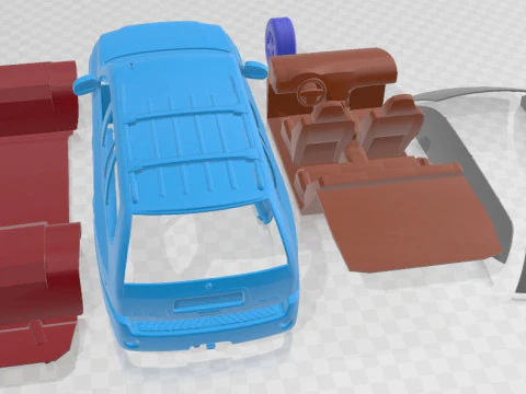 GMC Envoy Printable Car 3D Print Model