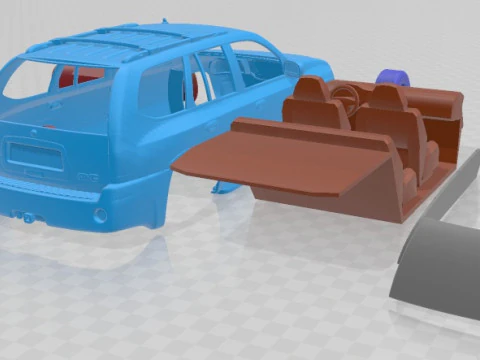 GMC Envoy Printable Car 3D Print Model