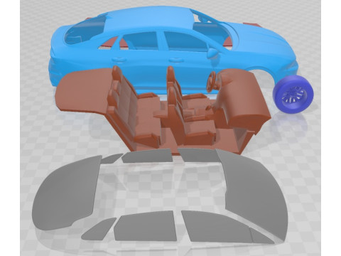 Kia K5 GT 2021 Printable Car 3D प्रिंट मॉडल