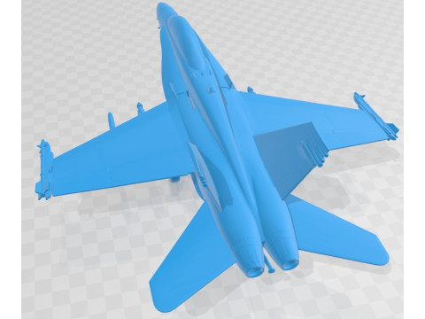 Mcdonnell Douglas FA 18 Hornet Printable Airplane 3D 打印模型