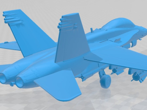 Mcdonnell Douglas FA 18 Hornet Printable Airplane 3D 打印模型