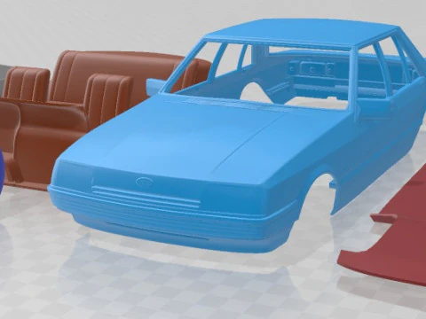 Falcon 1982 afdrukbare auto 3D printmodel