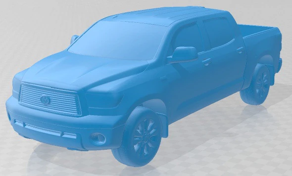 Toyota Tundra Crew Max 2011 Printable Car 3D Print Model .c4d .max .obj .3ds .fbx .stl .blend