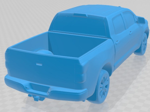 Toyota Tundra Crew Max 2011 Printable Car 3D Print Model