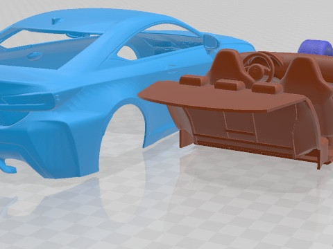 Lexus RC F 2015 Printable Car 3D-Druckmodell